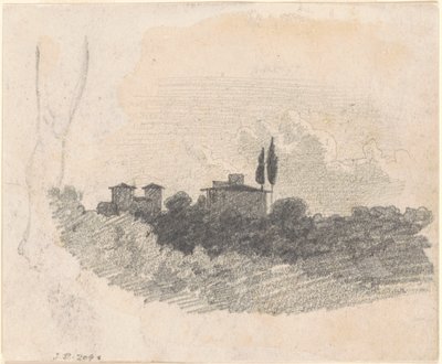 Olasz villa [recto], 1870-1872. alkotó: John Singer Sargent