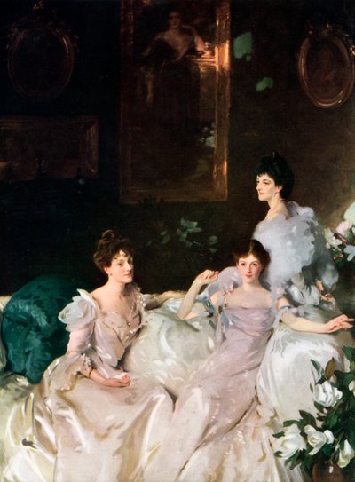 Lady Elcho, Mrs Tennant és Mrs Adeane, 1926. alkotó: John Singer Sargent
