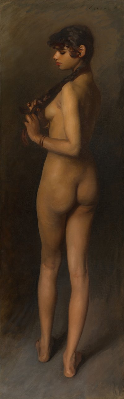 Élettanulmány (egy egyiptomi lány tanulmánya) alkotó: John Singer Sargent