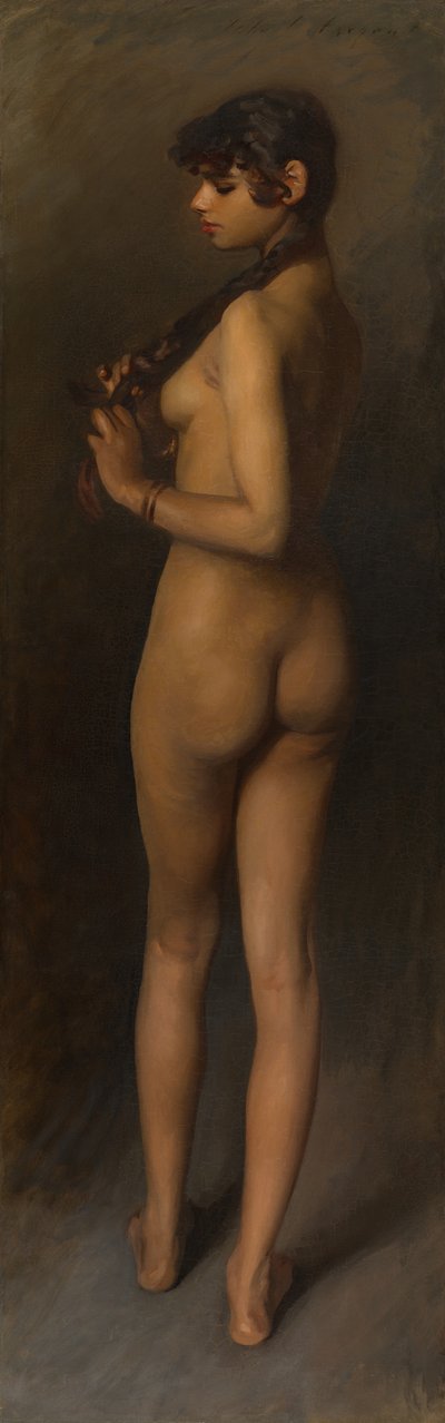 Élettanulmány egy egyiptomi lányról, 1891. alkotó: John Singer Sargent