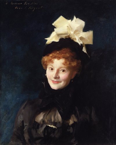 Madame Escudier, 1883 körül alkotó: John Singer Sargent
