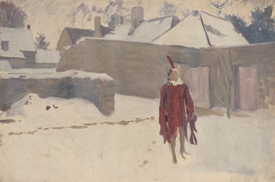 Mannikin a hóban alkotó: John Singer Sargent