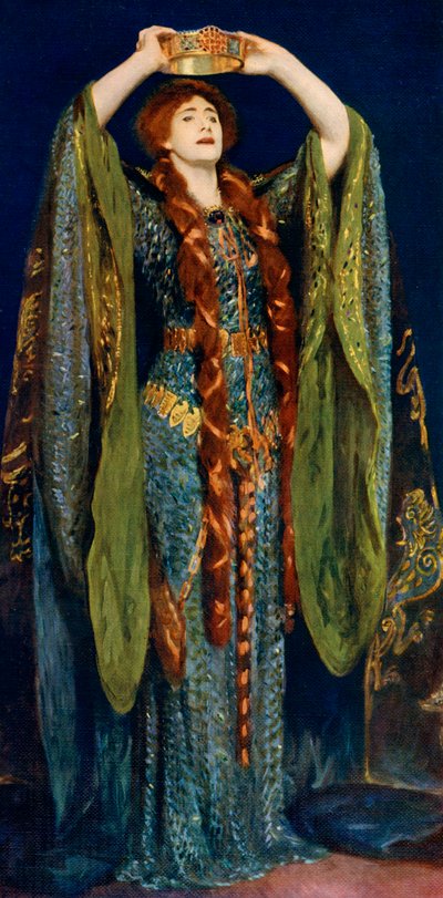 Miss Ellen Terry mint Lady Macbeth, 1906, 1912. alkotó: John Singer Sargent
