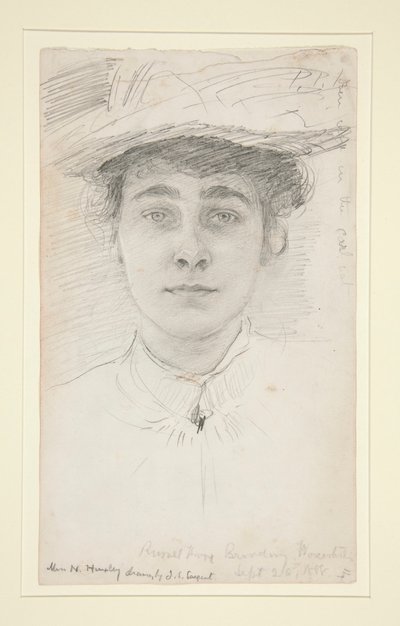 N. Huxley kisasszony alkotó: John Singer Sargent