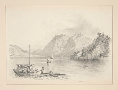 Hegyi tó alkotó: John Singer Sargent