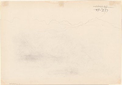 Hegyek [fordítva] alkotó: John Singer Sargent