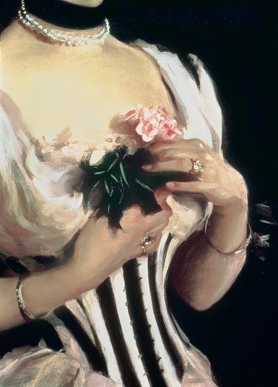 Mrs. Wilton Phipps, 1884 körül (részlet) alkotó: John Singer Sargent