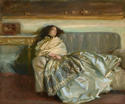 Hanyagság (pihenés) alkotó: John Singer Sargent