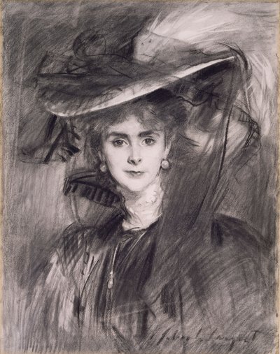 Olga, de Meyer bárónő, 1900-1910 alkotó: John Singer Sargent