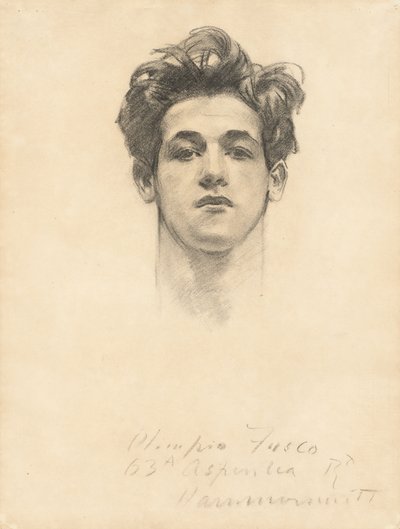 John C. Fusco, c. 1900-1910. alkotó: John Singer Sargent