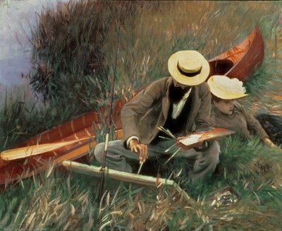 Paul Helleu feleségét vázolja, 1889 alkotó: John Singer Sargent