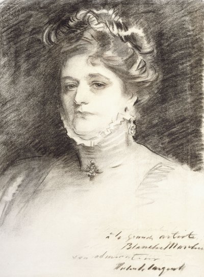 Blanche Marchesi portréja, 1910 alkotó: John Singer Sargent