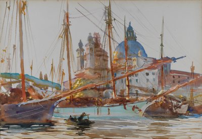 Santa Maria della Salute Velencében, kb. 1904-1906. alkotó: John Singer Sargent