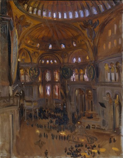 Hagia Sophia, 1891 alkotó: John Singer Sargent