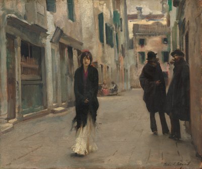 Utca Velencében, 1882. alkotó: John Singer Sargent