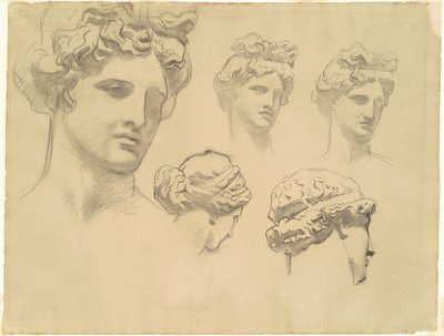 Tanulmányok az "Apollo and the Muses" számára alkotó: John Singer Sargent