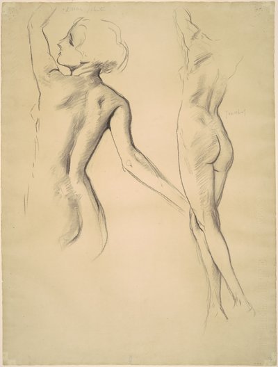 Tanulmányok a "Táncoló figurák" számára alkotó: John Singer Sargent