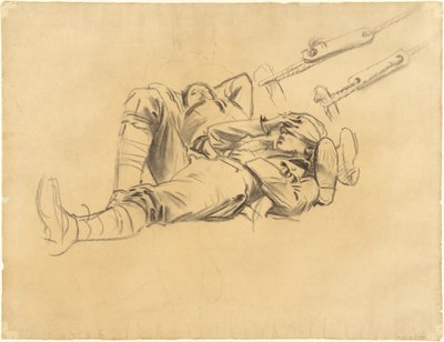 Tanulmányok Gassednek [recto], 1918-1919. alkotó: John Singer Sargent