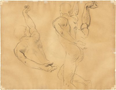 Férfi aktok tanulmányozása [verso] alkotó: John Singer Sargent