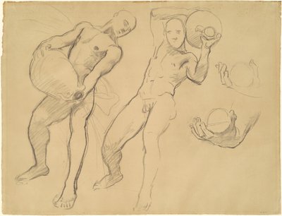 Studies of Notus for The Winds, 1922-1925. alkotó: John Singer Sargent