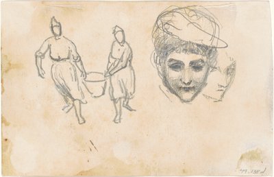 Paraszttanulmányok [verso] alkotó: John Singer Sargent