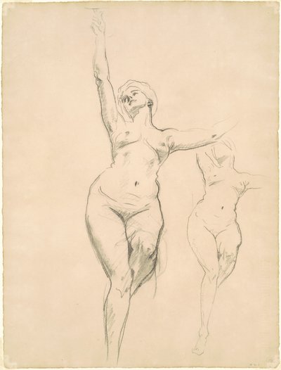 Tanulmányok a győzelemről a "Halál és győzelem" számára alkotó: John Singer Sargent