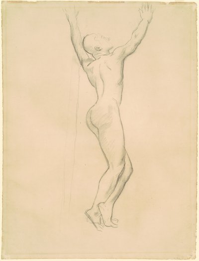 Tanulmány az "Apollo és Daphne" számára alkotó: John Singer Sargent