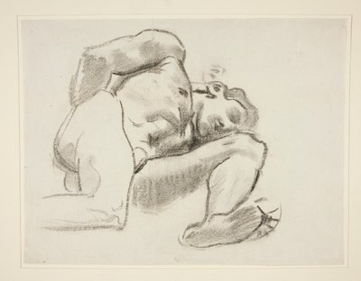 Tanulmány a Prometheus számára, rondel, Rotunda, Boston Szépművészeti Múzeum alkotó: John Singer Sargent