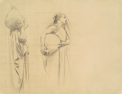 Tanulmány a Danaïdes számára, 1922-1925. alkotó: John Singer Sargent