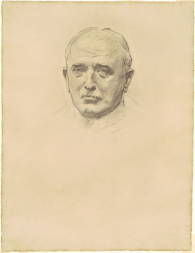 John French tábornagy tanulmánya az első világháború általános tisztjei számára, 1920-1922. alkotó: John Singer Sargent