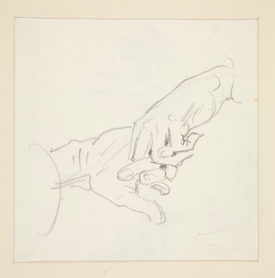 A kezek tanulmányozása alkotó: John Singer Sargent