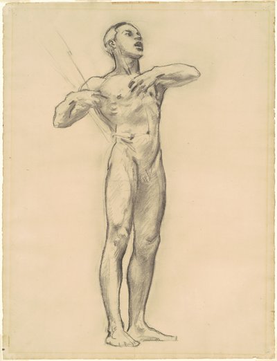 Orpheus-tanulmány a "klasszikus és romantikus művészethez" alkotó: John Singer Sargent