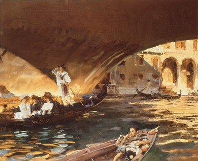 A Rialto, Velence alkotó: John Singer Sargent