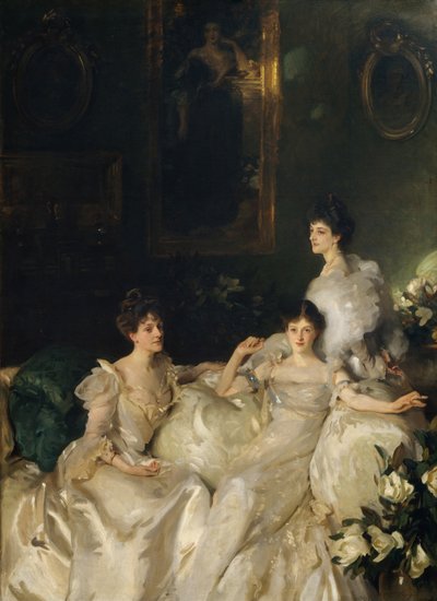 A Wyndham nővérek: Lady Elcho, Mrs. Adeane és Mrs. Tennant, 1899 alkotó: John Singer Sargent