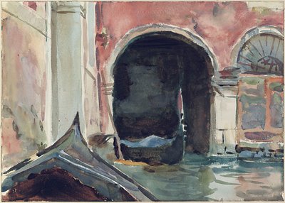 Velencei csatorna alkotó: John Singer Sargent
