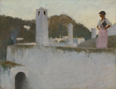 Kilátás Caprira alkotó: John Singer Sargent