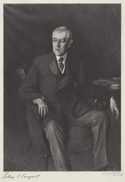 Woodrow Wilson alkotó: John Singer Sargent