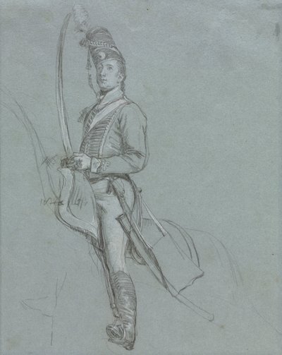 Egy huszártiszt lóháton, 1812. alkotó: John Singleton Copley