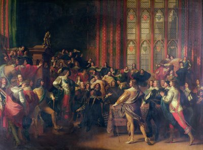 I. Károly (1600-49) Az alsóház öt tagjának követelése 1642-ben alkotó: John Singleton Copley