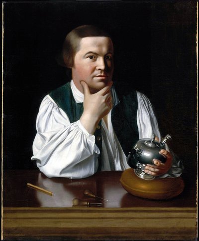 Paul Revere portréja alkotó: John Singleton Copley