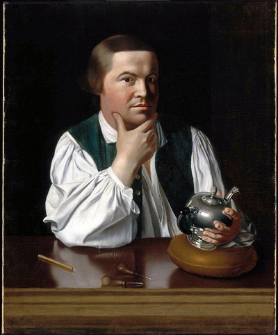 Paul Revere portréja alkotó: John Singleton Copley