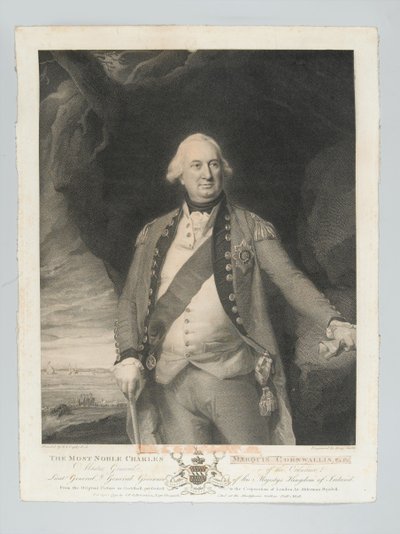 ?A legelőkelőbb Charles Marquis Cornwallis, az Ordnance tábornok mestere, altábornagy, Írország általános kormányzója?, 1798 körül alkotó: John Singleton Copley