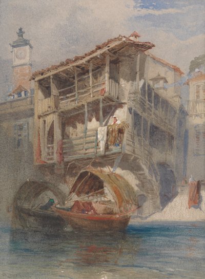 Isola Bella, Maggiore-tó alkotó: John Skinner Prout