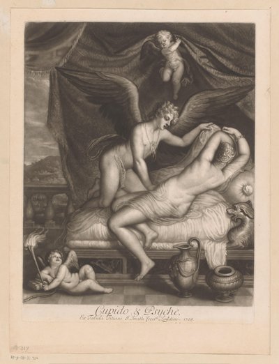 Ámor és Psyche az ágyban Cupido & Psyche (cím a tárgyon) Az istenek szerelmei (sorozat címe) Az istenek szerelmei (sorozat címe) alkotó: John Smith