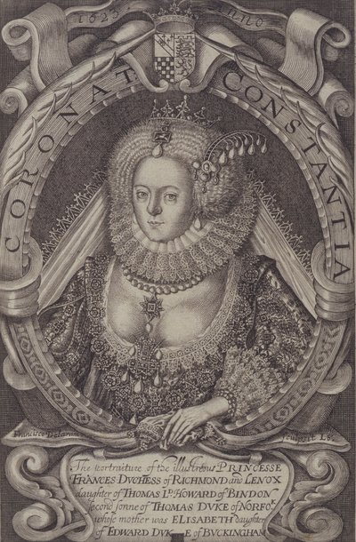 Frances, Richmond hercegnője (1578-1639) a Generall Historie of Virginia-ból, 1624 alkotó: John Smith 2