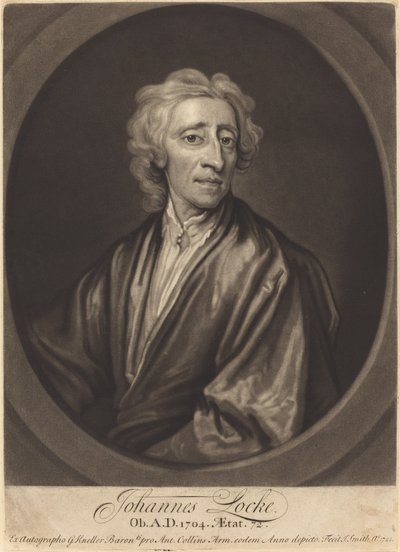 John Locke alkotó: John Smith after Sir Godfrey Kneller