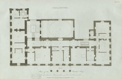 Chillington Hall: metszet alkotó: John Soane