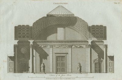 Chillington Hall: metszet alkotó: John Soane