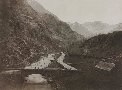 Kilátás az 1852-1853 közötti portugáliai Luzba vezető út mentén. alkotó: John Stewart