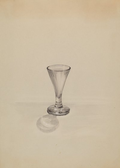 Cordial Glass, c. 1936. alkotó: John Tarantino